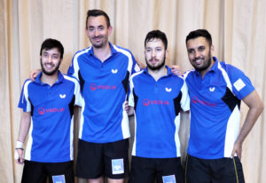 L’équipe 1 de L’ASPTT Romans Tennis de Table commence très fort !